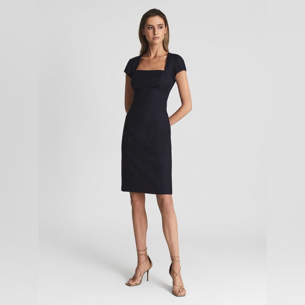 NWT Reiss Haisley Tailored Dress in Navy size 6